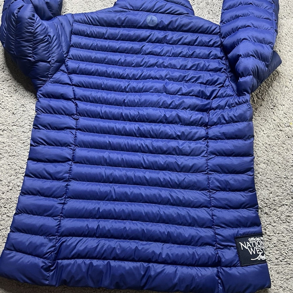 Women's Marmot Echo Featherless Puffer Jacket Navy Blue Small NWT - Picture 6 of 6